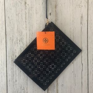 Tory Burch vinyl wristlet